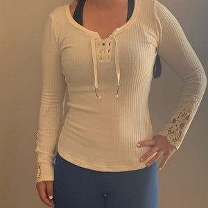 Hollister Lace Up Top